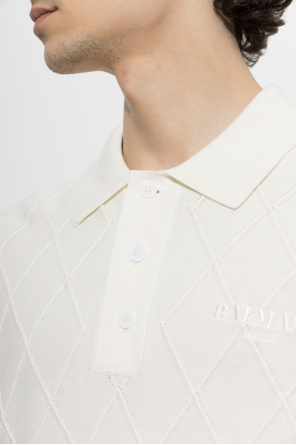 Balmain Polo z wyszytym logo