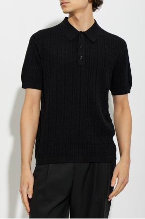 Balmain Polo cu monogramă