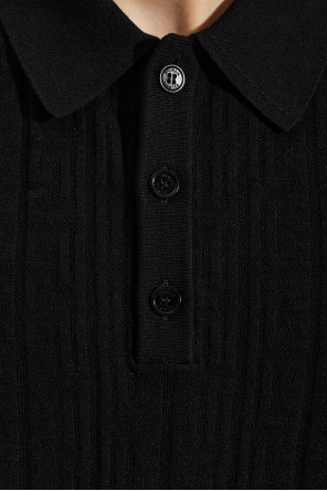 Balmain Polo cu monogramă