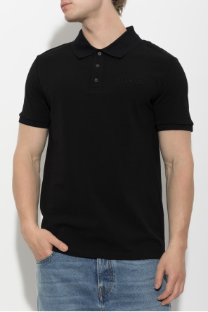 Balmain Polo z wyszytym logo