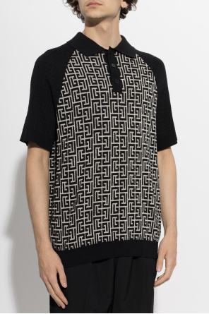 Balmain Polo z monogramem