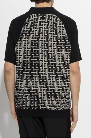 Balmain Polo z monogramem