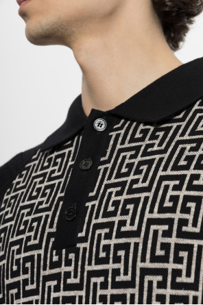 Balmain Polo z monogramem