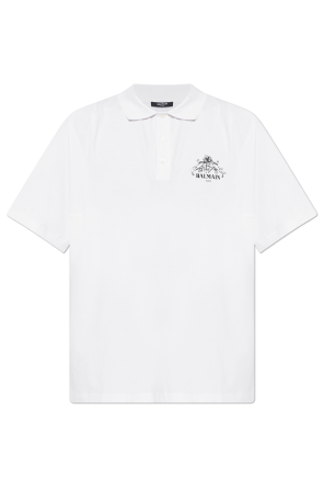 Polo con logotipo estampado