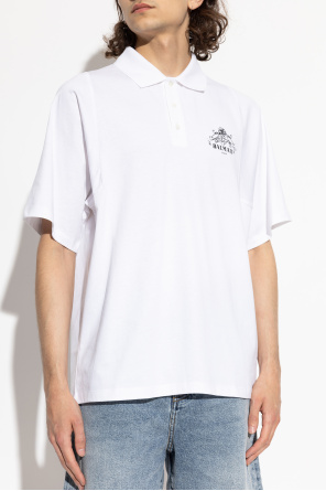 Balmain Polo shirt with printed logo