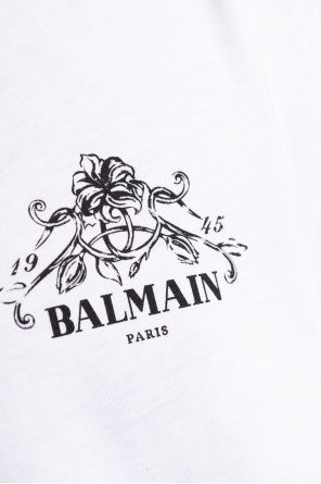 Balmain Polo shirt with printed logo