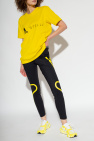 ADIDAS by Stella McCartney YELLOW T-shirt with logo