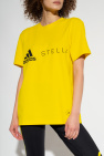 ADIDAS by Stella McCartney YELLOW T-shirt with logo
