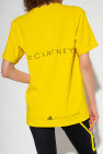 ADIDAS by Stella McCartney YELLOW T-shirt with logo