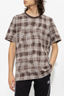 ADIDAS Originals BROWN T-shirt with logo