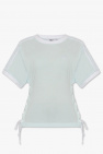 ADIDAS Originals light blue T-shirt with laces