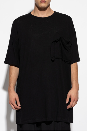 Yohji Yamamoto T-Shirt mit Tasche
