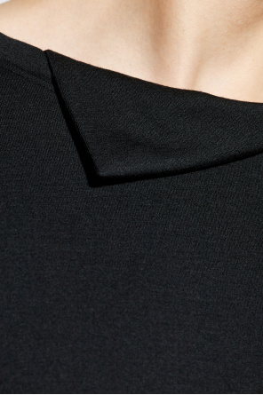 Yohji Yamamoto Woll-T-Shirt mit langen Ärmeln