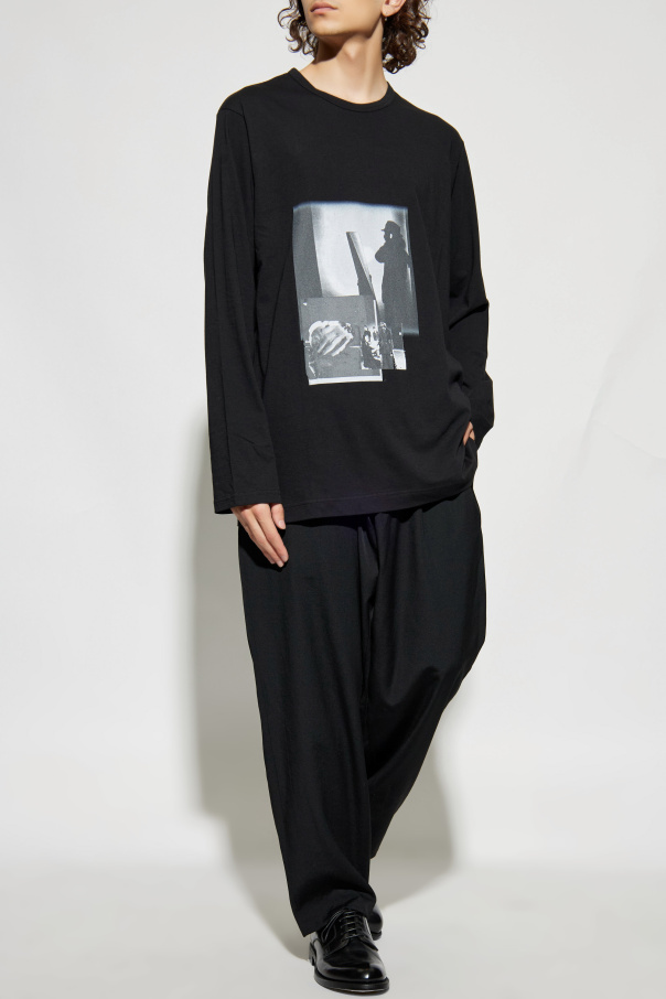 Yohji Yamamoto Camiseta de manga larga