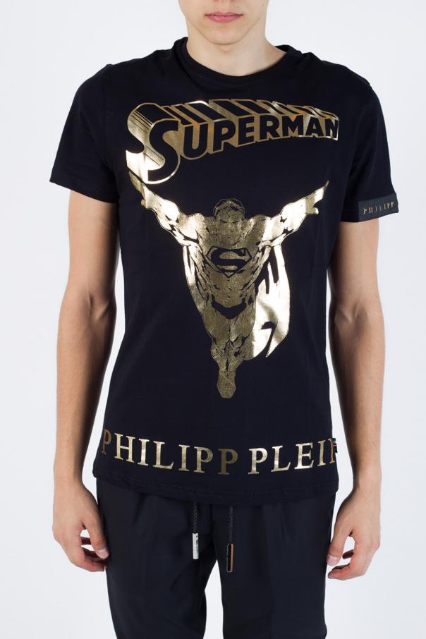 evalueren Om toestemming te geven voor Black Printed T-shirt Philipp Plein - Vitkac HK