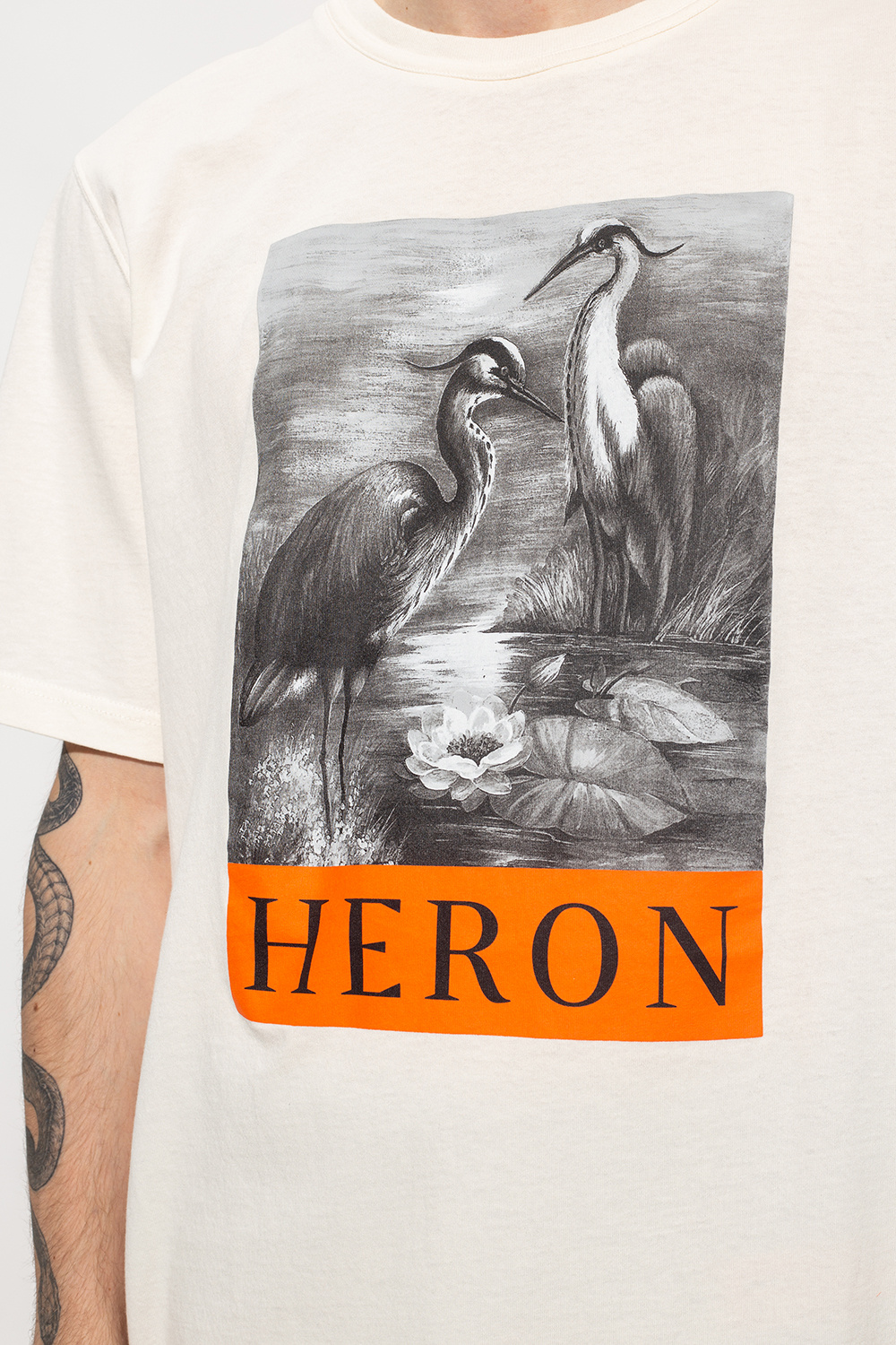 heron preston swan tee