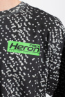 Heron Preston floral-embroidered smocked shirt