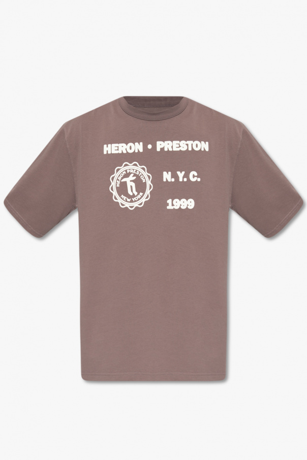 Heron Preston boxy-cut hoodie with embossed logo