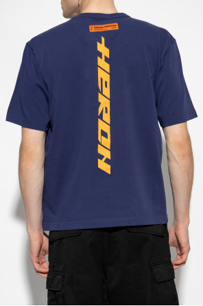 Heron Preston BOSS Kidswear panelled stripe logo print T-shirt