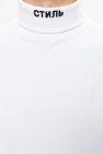Heron Preston WHITE Branded roll neck top