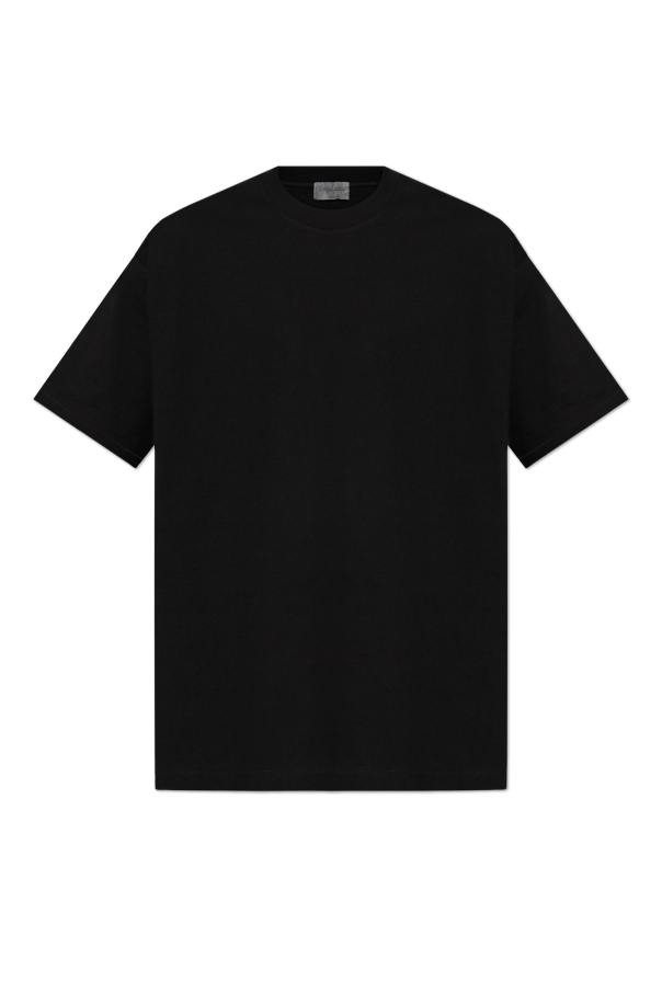 Yohji Yamamoto T-shirt z okrągłym dekoltem