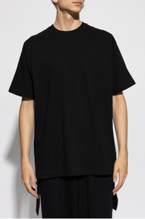 Yohji Yamamoto T-shirt z okrągłym dekoltem