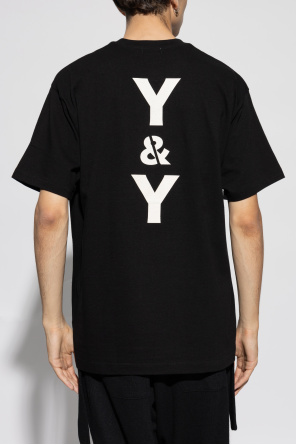 Yohji Yamamoto T-shirt z okrągłym dekoltem