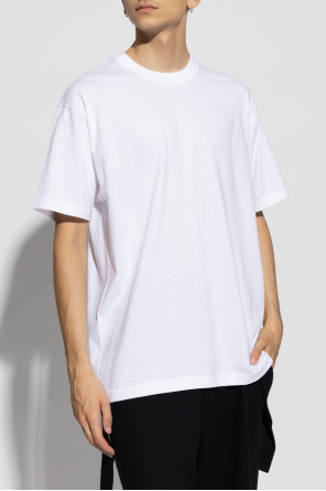 Yohji Yamamoto T-shirt z okrągłym dekoltem