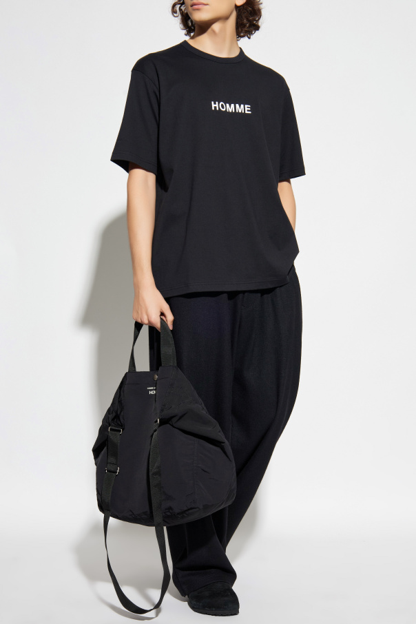 Comme des Garçons Homme Plus Camiseta con logotipo estampado