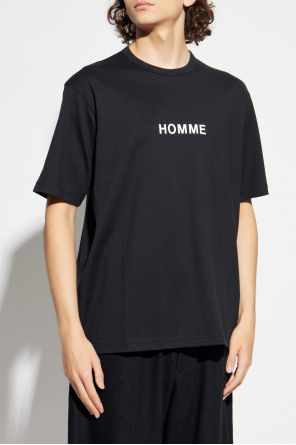 Comme des Garçons Homme Plus Camiseta con logotipo estampado