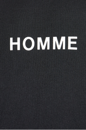 Comme des Garçons Homme Plus Camiseta con logotipo estampado