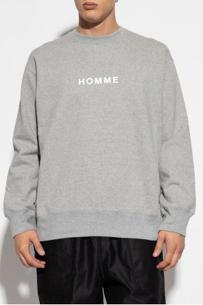Comme des Garçons Homme Plus Sudadera con logo estampado