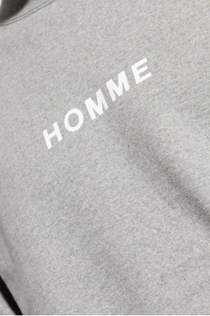Comme des Garçons Homme Plus Sudadera con logo estampado