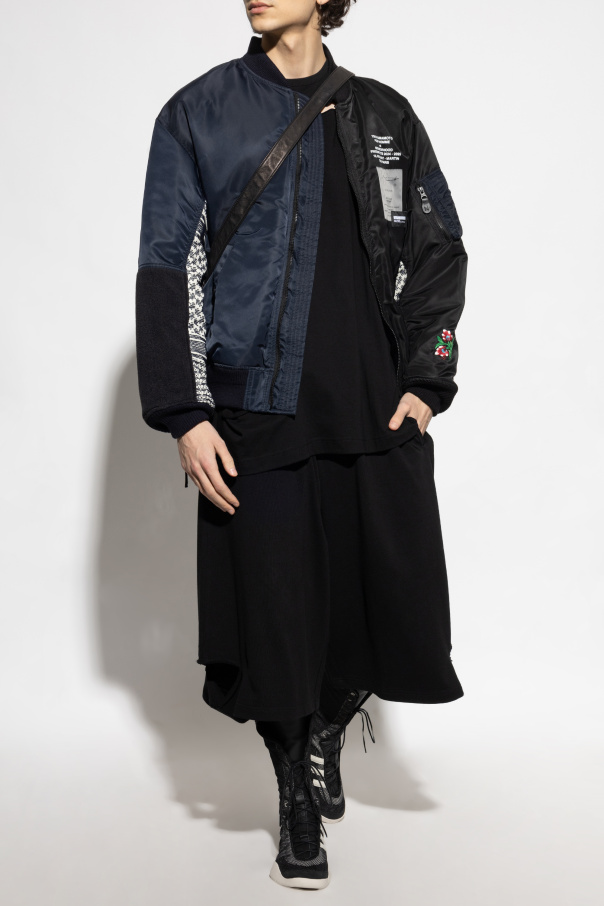 Yohji Yamamoto T-shirt z efektem `vintage`