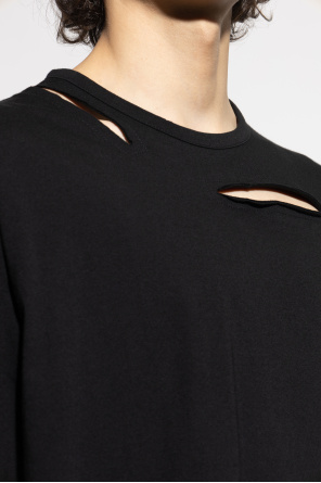 Yohji Yamamoto T-shirt z efektem `vintage`