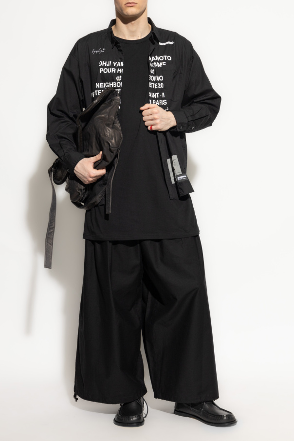 Yohji Yamamoto Cotton t-shirt with print