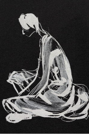 Yohji Yamamoto Cotton t-shirt with print