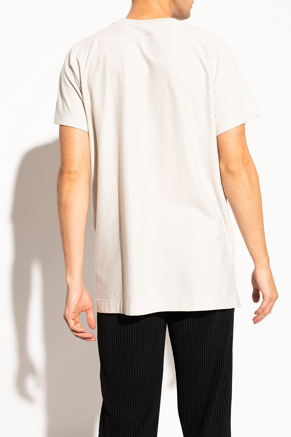 JACQUEMUS RIB-KNIT SWEATER T-shirt with stitching details