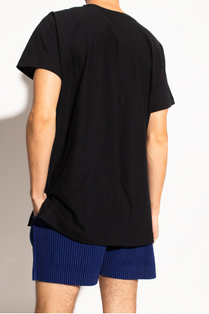 Issey Miyake Homme Plisse T-shirt with stitching details