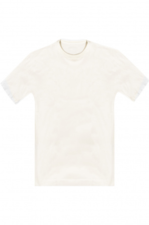 Cotton t-shirt od Pleated baseball cap