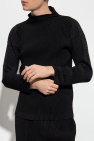 Issey Miyake Homme Plisse Pleated turtleneck sweater