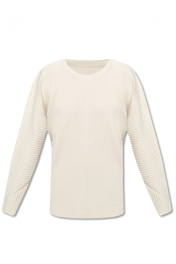 Issey Miyake Homme Plisse Pleated T-shirt SWEATERS with long sleeves