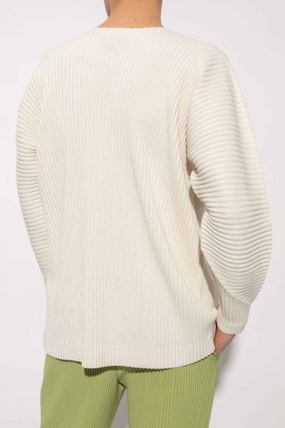 Issey Miyake Homme Plisse Pleated T-shirt with long sleeves