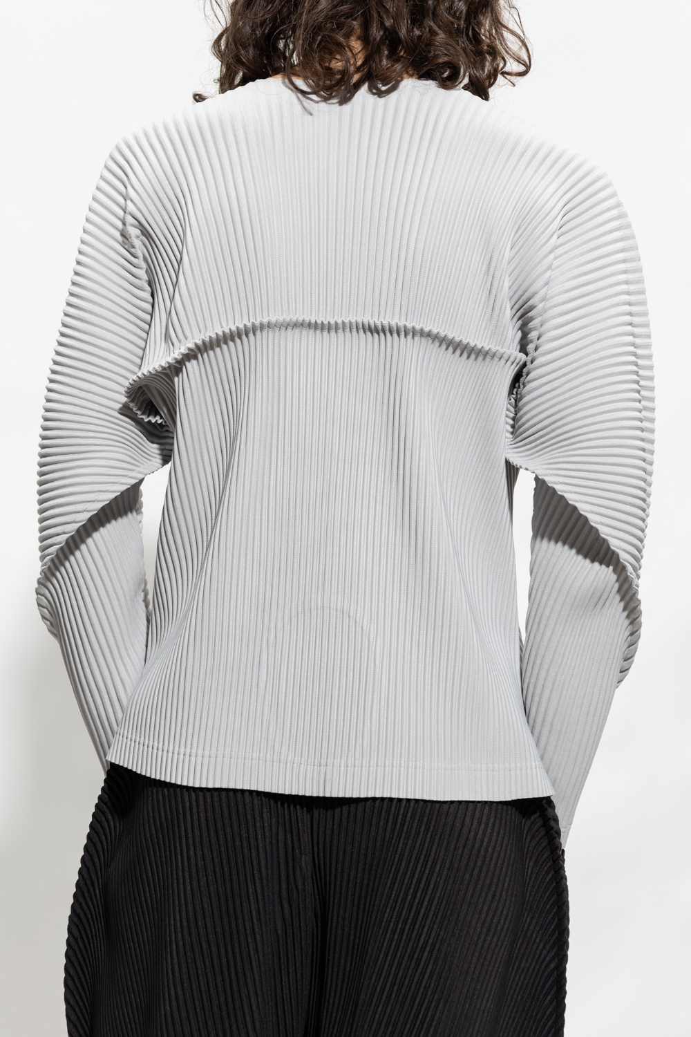 HOMME+ Contrast Stitch Short Sleeve Shirt White