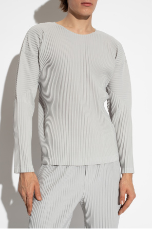 Homme Plissé Issey Miyake Pleated T-shirt with long sleeves