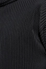 Homme Plissé Issey Miyake BLACK Pleated turtleneck sweater