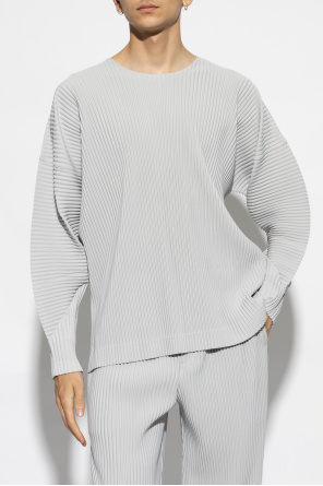 Homme Plissé Issey Miyake Pleated long-sleeve t-shirt by Homme Plisse Issey Miyake