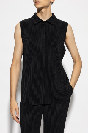 Homme Plisse Issey Miyake Pleated Sleeveless Waistcoat