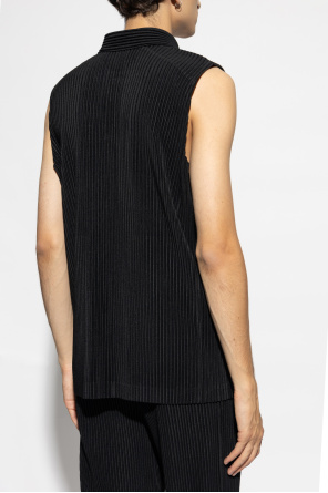 Homme Plisse Issey Miyake Pleated Sleeveless Vest