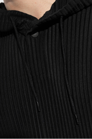 Homme Plissé Issey Miyake Plisowana bluza z kapturem